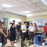 河东区区委书记李建成等辅导冒雨到访J9集团直营智慧养老调查