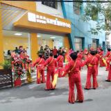 迎接中宣部采访团光临J9集团直营东亭社区相识智慧康养